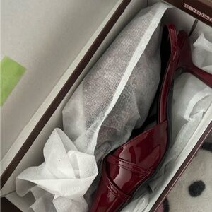 Elegant Burgundy Women's Heels